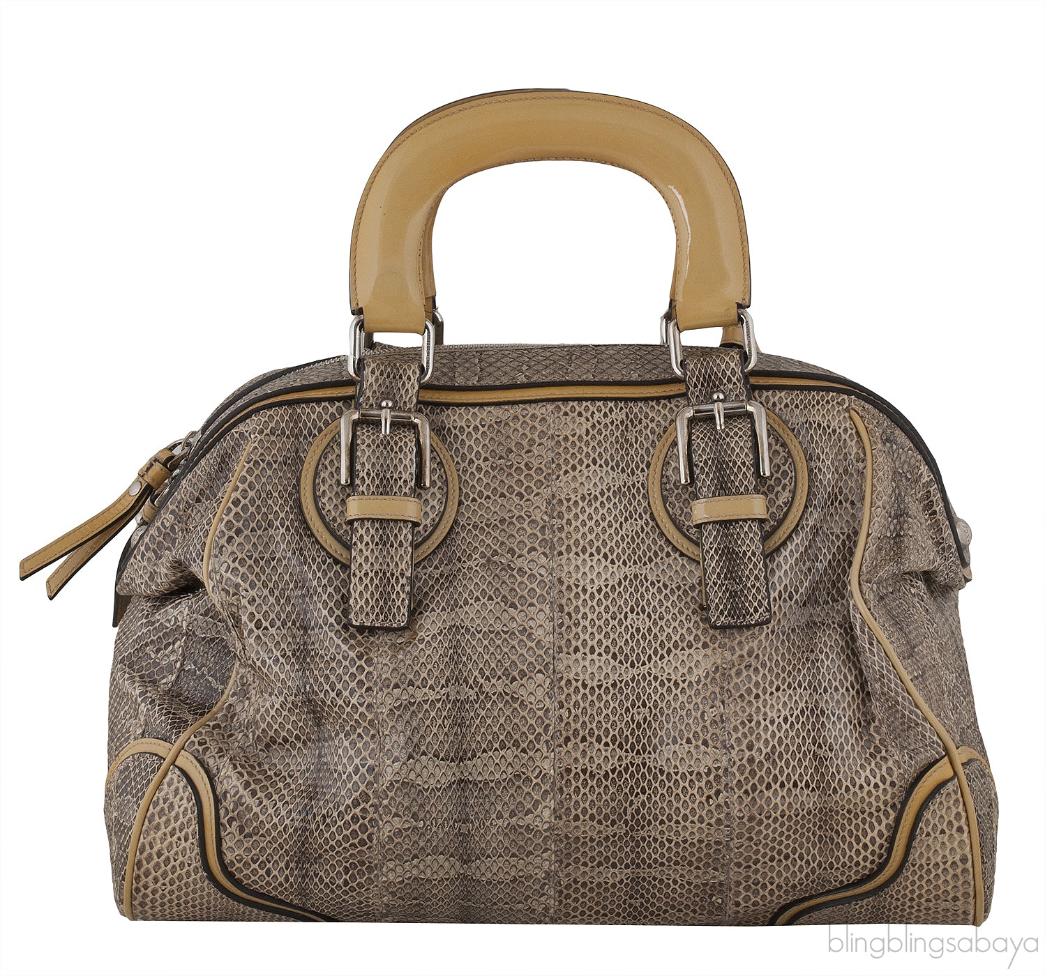 Miss Romantique Python Bag