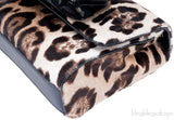 Leopard Pony Hair Shoulder Bag
