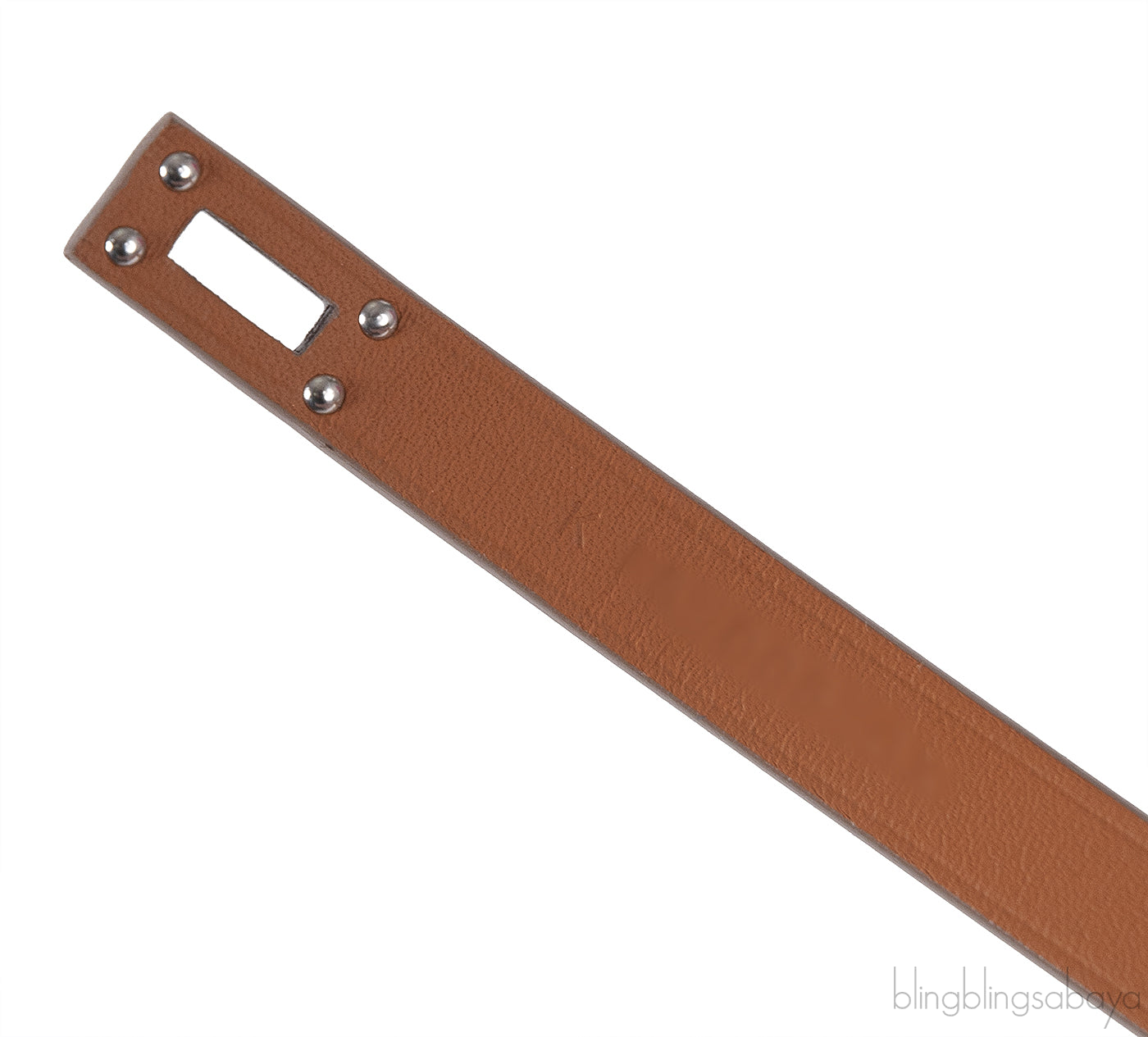 Hermes Mini Kelly Double Tour Bracelet Epsom Mauve Pale PHW