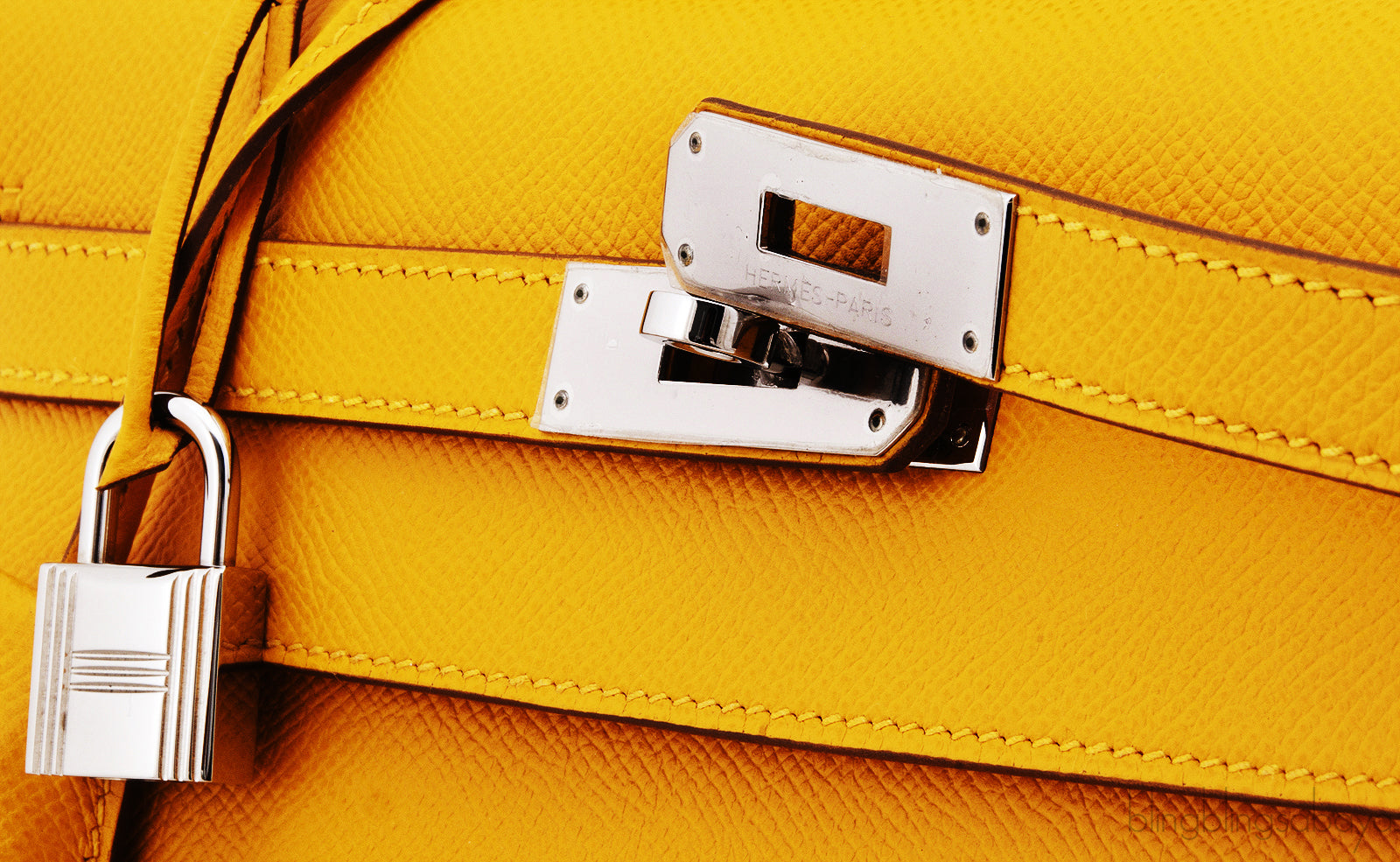 Kelly 32 Jaune d\'Or Epsom PHW