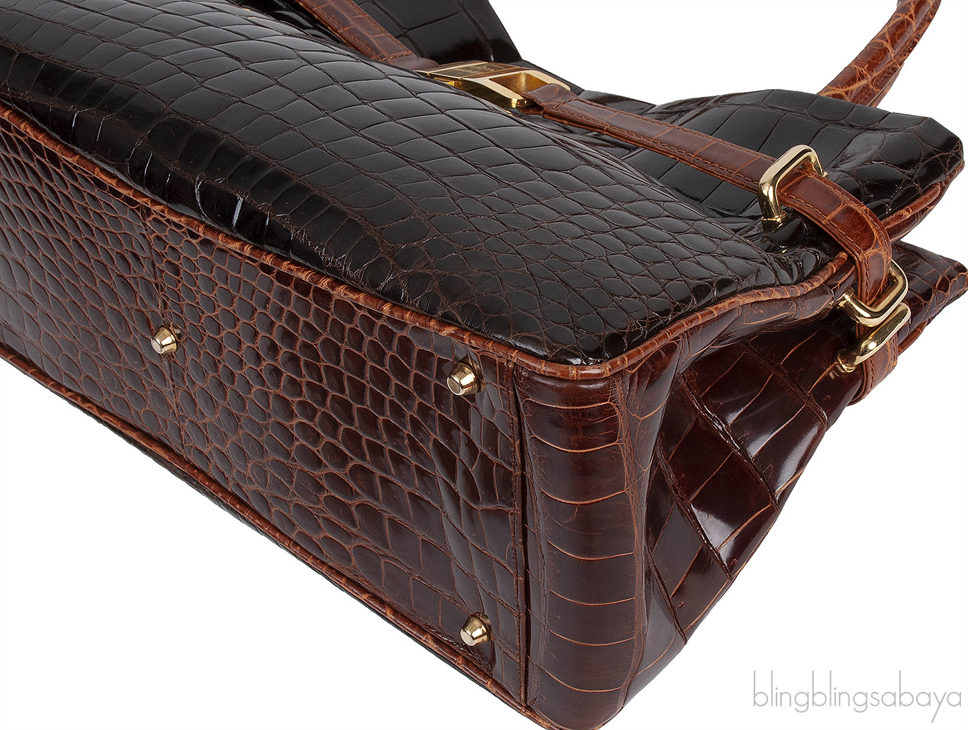 Lana Marks Positano Alligator Bag
