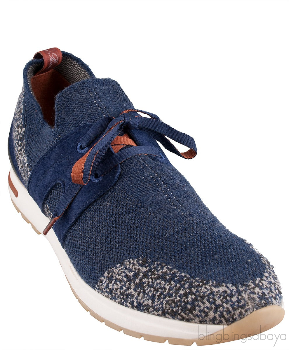 360 Lp Lady Flexy Walk Sneaker Navy Blue Grey