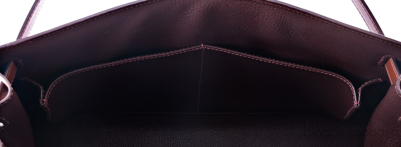 Kelly 32 Tricolor Box Calf Sellier