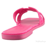 Fuchsia Oran Sandals