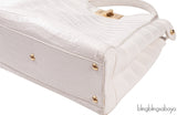 White Crocodile Medium Peekaboo GHW