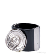 Black Soup Can Cuff Bracelet