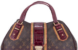 Monogram Grit Exotique Satchel