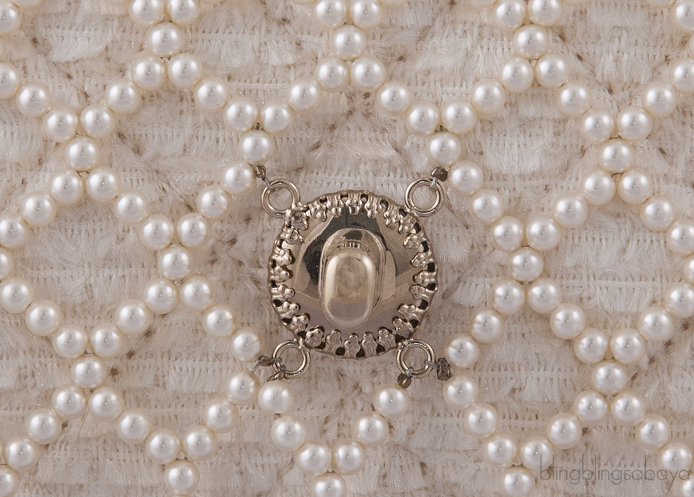 Cage Pearl Classic Flap Bag