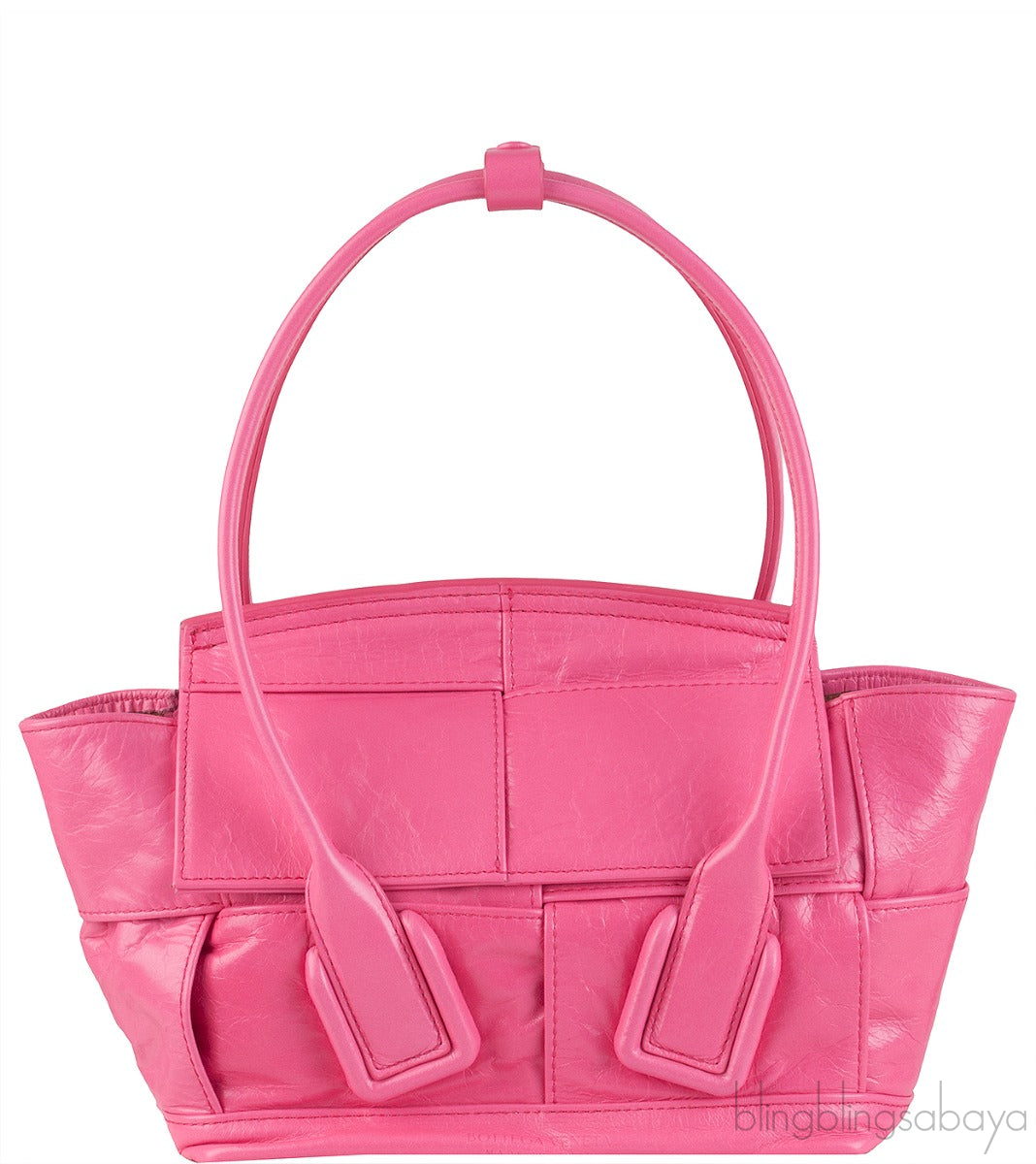 Pink Arco Mini Leather Tote