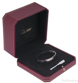 White Gold LOVE Bracelet