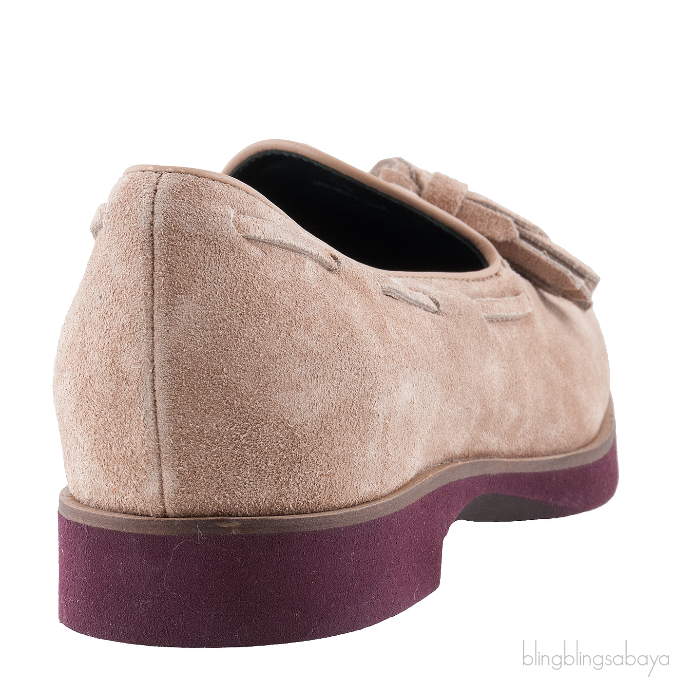 Brown Suede Tassel Loafer
