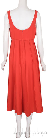 Silk Sleeveless Midi Dress