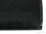 Dark Green Monogram Zip Wallet