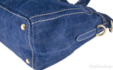 Blue Denim Shoulder Bag