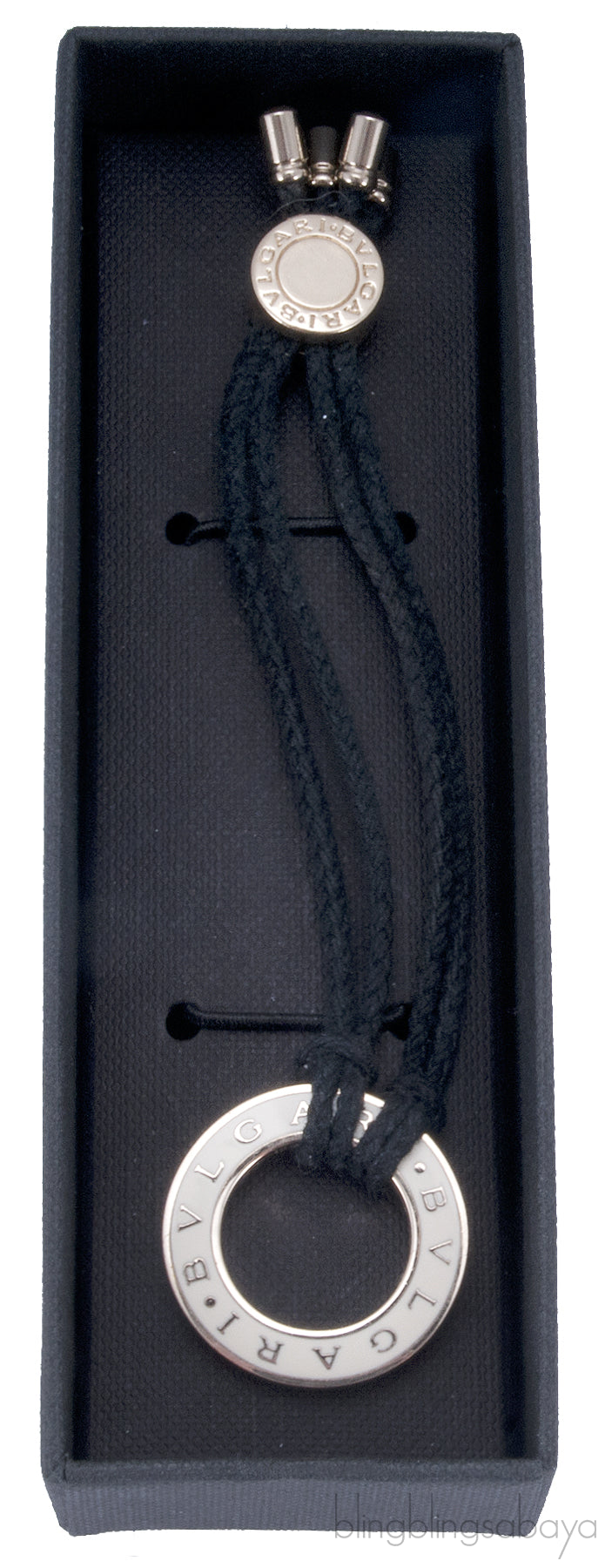 Black Cotton Lace String Bracelet