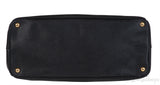 Prada Large Saffiano Black Double Zip Tote