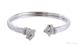 Cartier Panthere White Gold Emerald Onyx Diamond De Cartier Bracelet