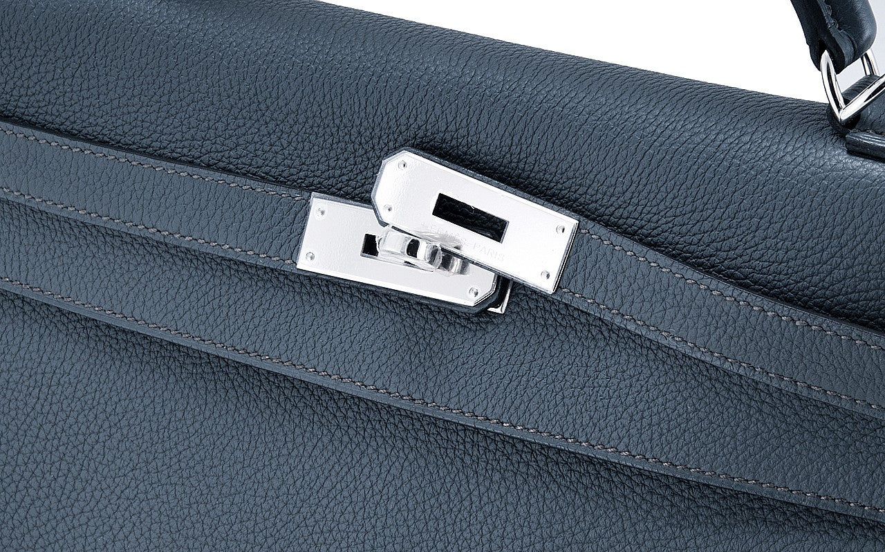 Kelly 32 Blue Orage Togo