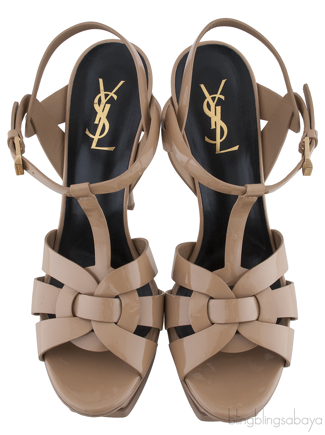 Tribute Nude Patent Heels