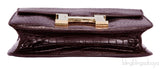 Constance Vintage Brown Croco
