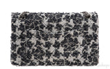 Chanel 2.55 Reissue Camellia Tweed Black and White Flap Bag