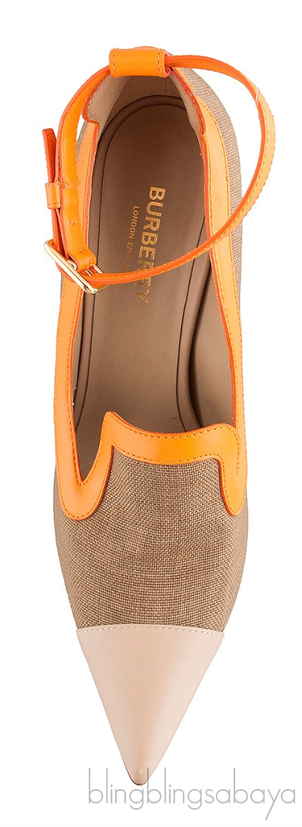 Brecon Contrast Trim Canvas Pumps