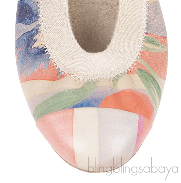 Chanel Multi-color Printed Ballerina Flat