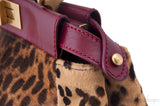 Leopard Spotted Calf Hair Peek-a-boo