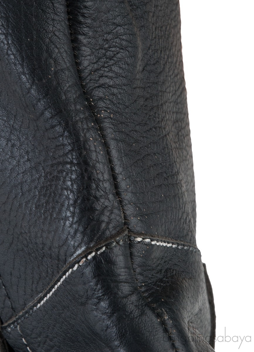 Black Leather Boots