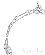 Farandole Long Silver Necklace 120