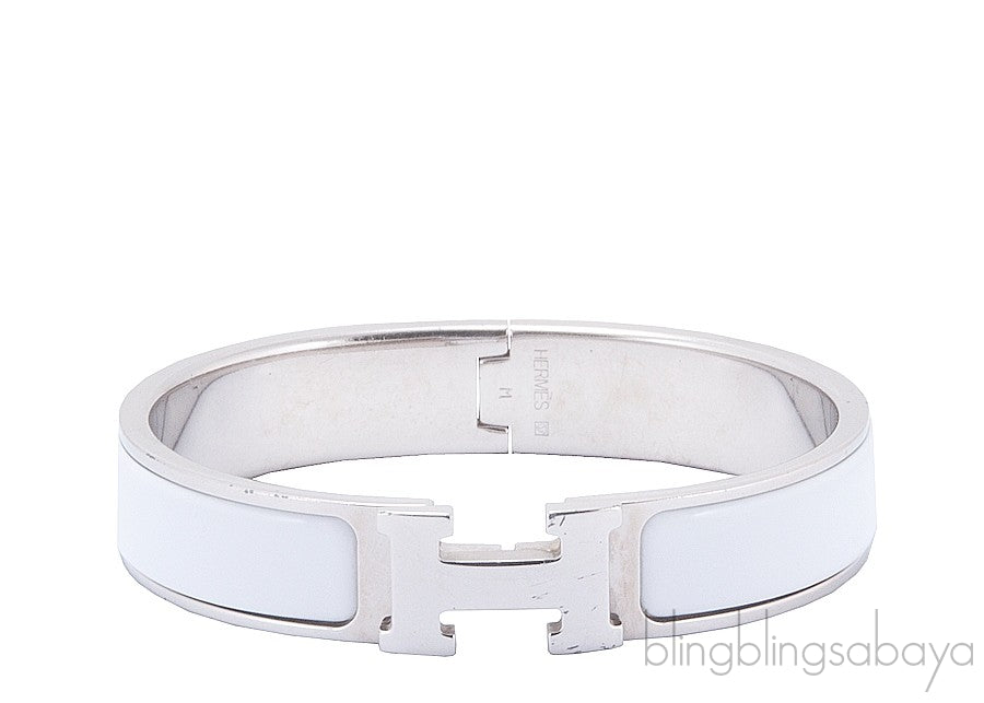 Clic Clac White H Bracelet PM