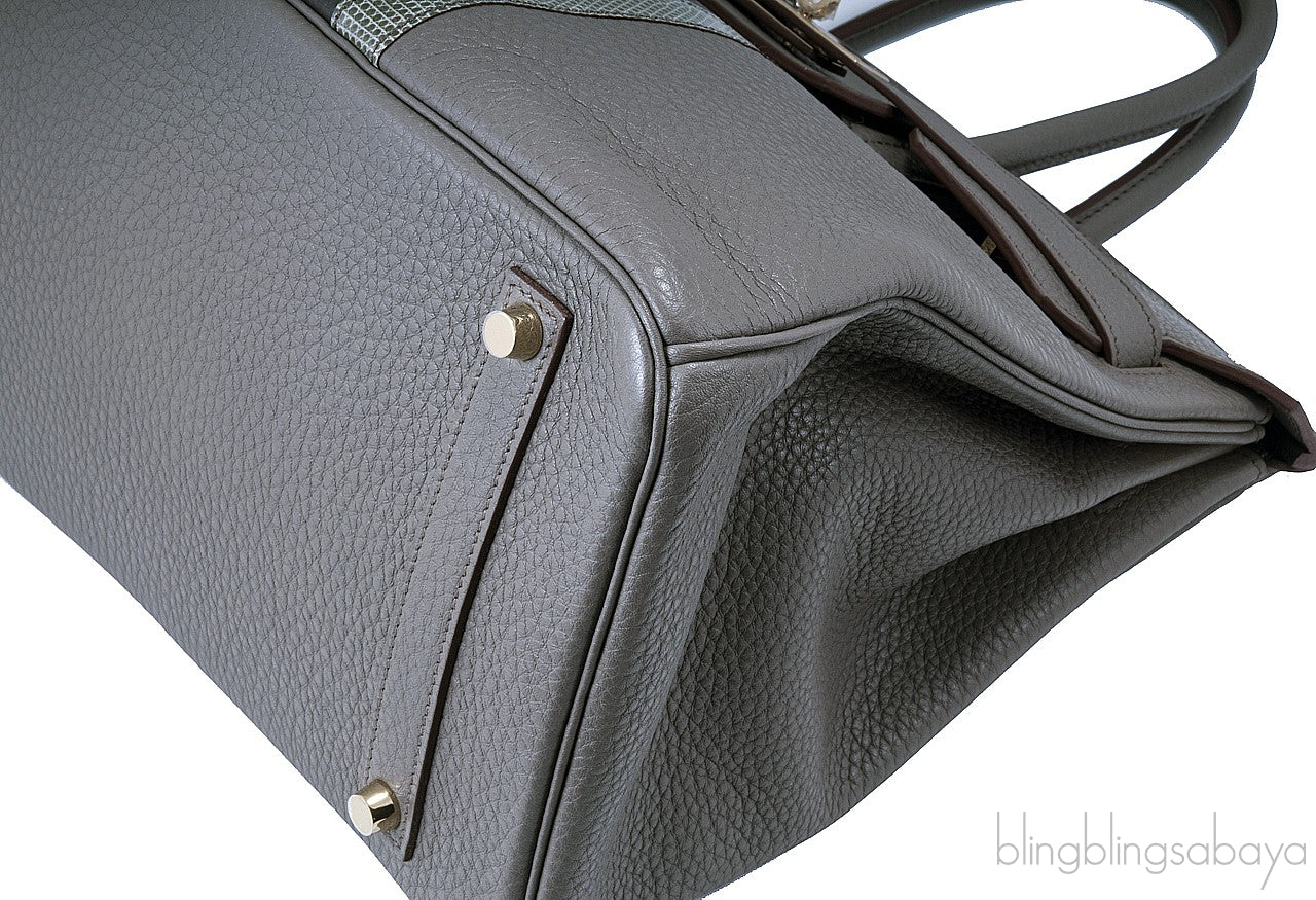 Birkin 35 Club Tri-Color Etain