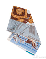 Hermes Carre en Carres Silk Scarf