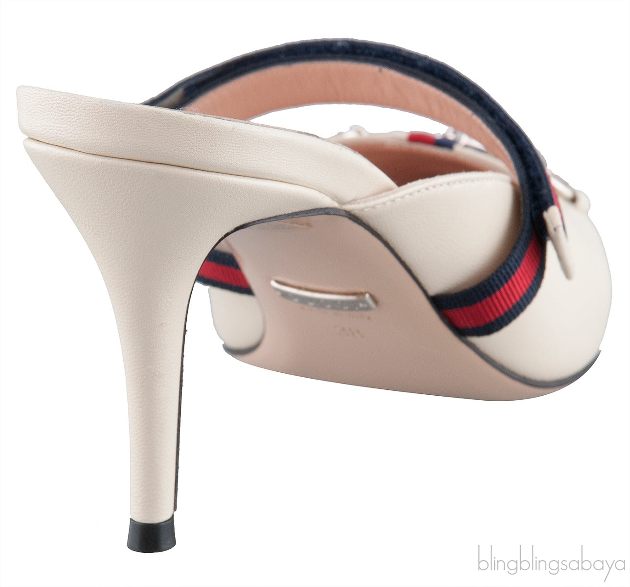 Emma Off-White Leather Mules