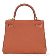 Kelly 25 Gold Togo Retourne GHW
