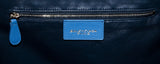 Blue Round Tube Bag