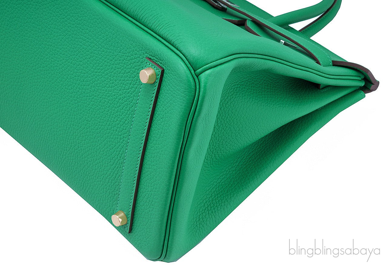Birkin 35 Menthe Green Togo