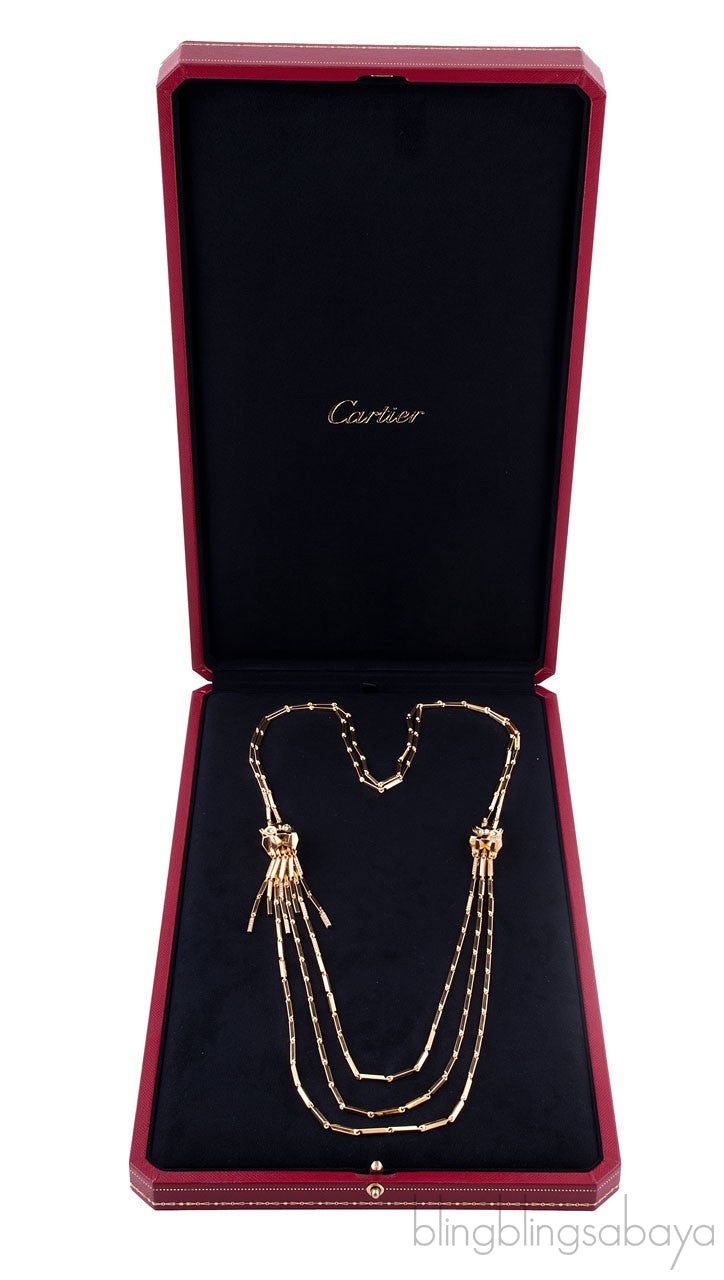 Panther Yellow Gold Diamond Nec.