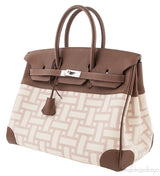 Birkin 35 Mosaic Canvas PHW
