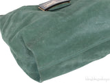 Green Nubuck Leather Forever Hobo Bag