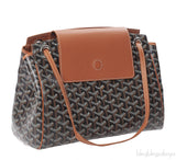 Goyard Black & Tan Routte Suople Bag PM