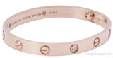 Rose Gold LOVE Diamond Bracelet