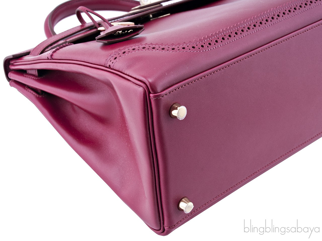 Kelly 35 Ghillies Rubis Tadelakt