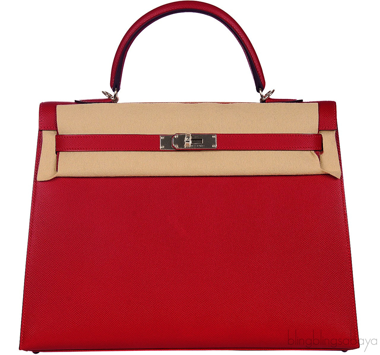 Kelly 35 Rouge Casaque Epsom