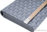 Toile Grise Bois Clutch