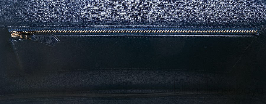 Birkin 35 Blue Marin Croco