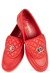 Lambskin CC Turnlock Quilted Loafers