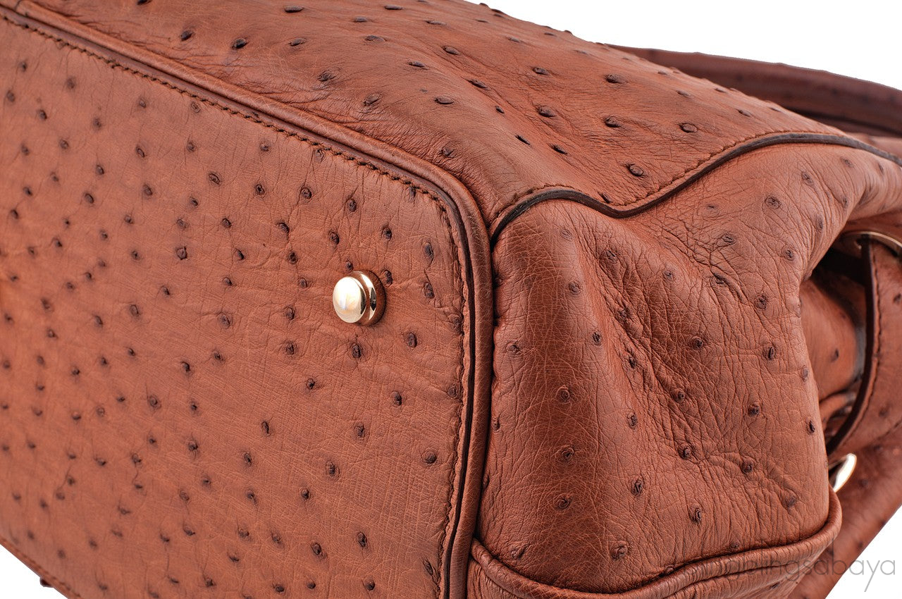 1781 Baby Stretch Cognac Ostrich