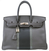 Birkin 35 Club Tri-Color Etain