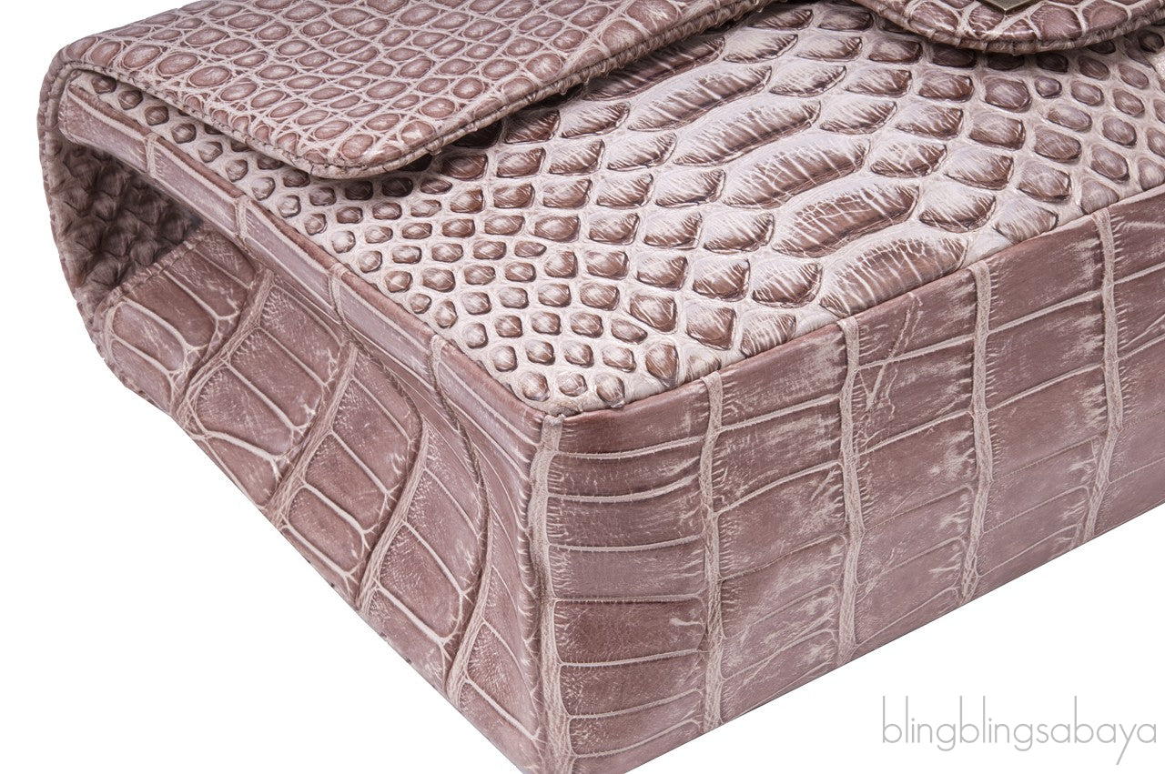 2.55 Reissue Alligator Nude Flap Bag